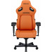Gaming Kaiser 4 L Anda Seat skórzany orange