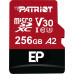 SD  Patriot EP Pro A2 MicroSDXC 256 GB Class 10 UHS-I/U3 A2 V30 (PEF256GEP32MCX)
