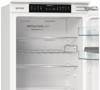 Gorenje Refrigerator | NRKI517E82WF | Energy efficiency class E | Built-in | Combi | Height 177.2 cm | No Frost system | Fridge net capacity 176 L | Freezer net capacity 76 L | Display | 35 dB | White