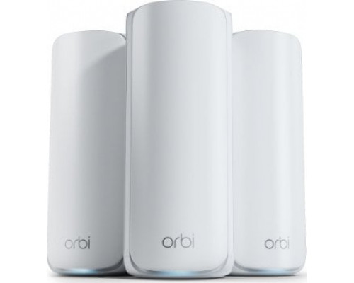 NETGEAR Orbi 770 Trójpasmowy (2,4 GHz / 5 GHz / 6 GHz) Wi-Fi 7 (802.11be) Biały 7 Wewnętrzne