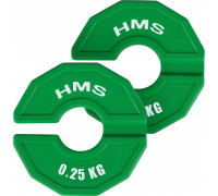 TSN25 DISKS SPĒKA TRENIŅU UN FITNESS APRĪKOJUNAM 2 x 0.25 KG HMS