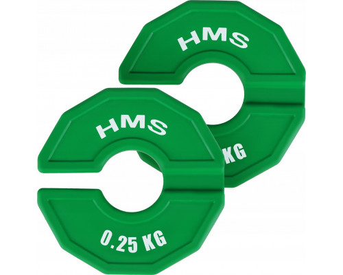 TSN25 DISKS SPĒKA TRENIŅU UN FITNESS APRĪKOJUNAM 2 x 0.25 KG HMS