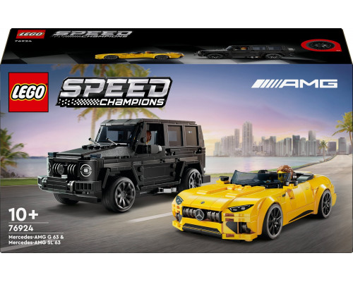 LEGO Speed champions Mercedes-AMG G 63 i Mercedes-AMG SL 63 4 szt. (76924)