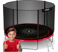 Garden Trampoline Neo-Sport Garden Trampoline 8ft/252cm With outer mesh i drabinką
