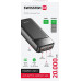 SWISSTEN, Powerbank, POWER LINE II, Li-Pol, 5/9/12V, do �adowania telefon�w i innych urz�dze�, 22013947, 20000mAh, czarna