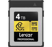 SD  Lexar Professional Gold CFexpress 4 TB  (LCXEXPR004T-RNENG)