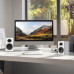Głośniki do komputera bluetooth Laudberg XS1W 2.0 Białe 80W pilot HDMI ARC USB DAC