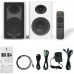 Głośniki do komputera bluetooth Laudberg XS1W 2.0 Białe 80W pilot HDMI ARC USB DAC