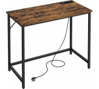 Gaming galds do gier z oświetleniem LED, listwą zasilającą,