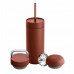 Fellow - Carter Move Mug 3 w 1 - Thermal mug + 3 nakrętki - Sienna 473 ml