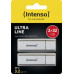 Pendrive Intenso Ultra Line 2 x 32GB pamięć USB USB Typu-A 3.2 Gen 1 (3.1 Gen 1) Silver