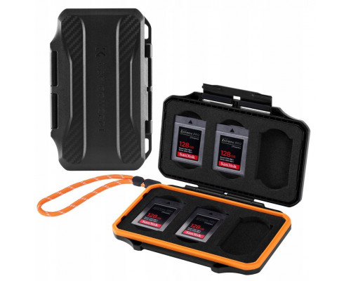 Futerał Hard Case Etui Pudełko Na Karty Pamięci 6x Xqd / Cf Cfexpress Typu B / Kf31.108