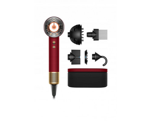 Dyson Supersonic Nural HD16 Velvet Red/Gold, EU | for hair | 1600W, 3 tryby szybkości