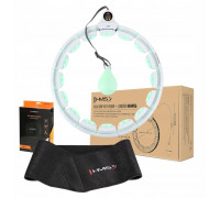 ZESTAW HULA HOP HHW06 GREEN Z PIŁKĄ GRAWITACYJNĄ I LICZNIKIEM HMS + PAS BR163 BLACK