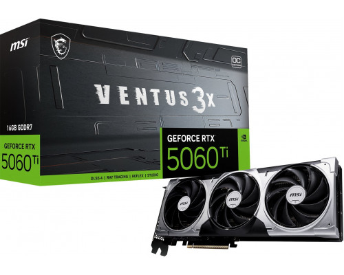 MSI GeForce RTX 5060 Ti Ventus 3X OC 16GB GDDR7 DLSS4