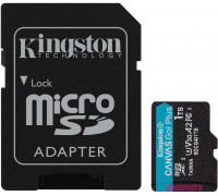 SD  Kingston Canvas Go! Plus (Gen4) MicroSDXC 1 TB Class 10 UHS-I/U3 A2 V30 (SDCG4/1TB)