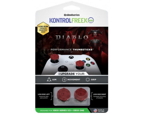 KontrolFreek Diablo IV  Xbox One/ Xbox Series X/S  2 gab.  sarkana - Apvalks pogam