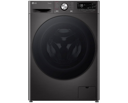 LG F4DR711S2BA 11/6 kg  dzilums 56.5 cm  1400 apgr/min.  melna