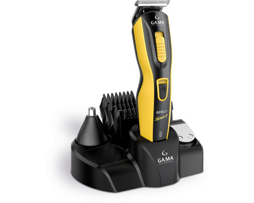 GA.MA  GCX623 Sport  melna/dzeltena - Matu griezamas masinas komplekts