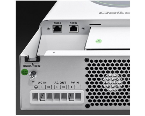 qoltec Hybrydowy Inwerter solarny Off-Grid  6200W | 120A | 48V | MPPT | BMS | Sinus | opcja Wi-Fi | Power Factor 1.0