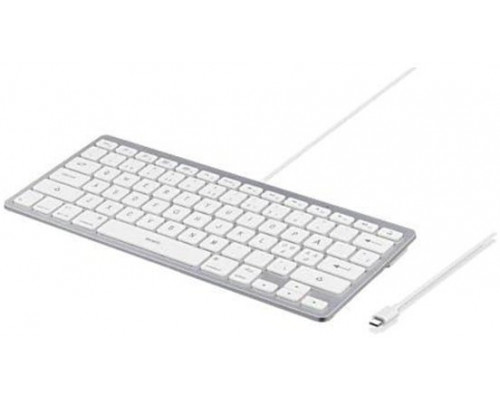 DELTACO USB-C Keyboard for iOS/MacOS 1m Nordic