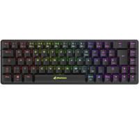 Sharkoon Gaming Tastatur PureWriter W65  schwarz-rot      DE