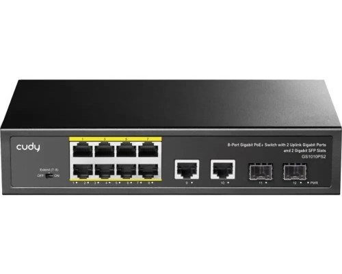 8+2P Cudy GS1010PS2 PoE+ SFP