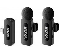 Boya BY-V2 V2.0 Ultra compact 2.4GHz wireless mic for lightning devices - 2TX+1RX