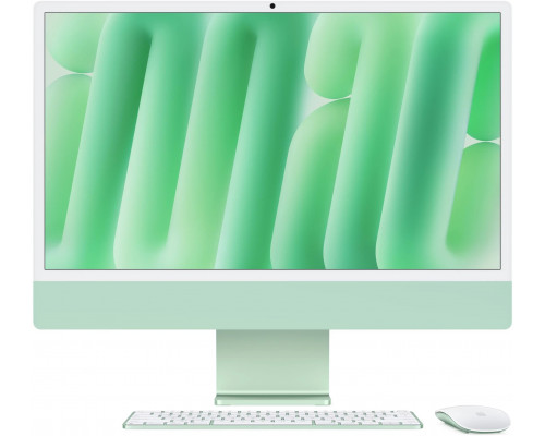 APPLE iMac Z1EN 59,62cm 23,5Zoll Standardglas M4 10C CPU/10C GPU/16C N.E. 16GB 512GB SSD Gbit Eth MM NumKey TID DE Gr�n