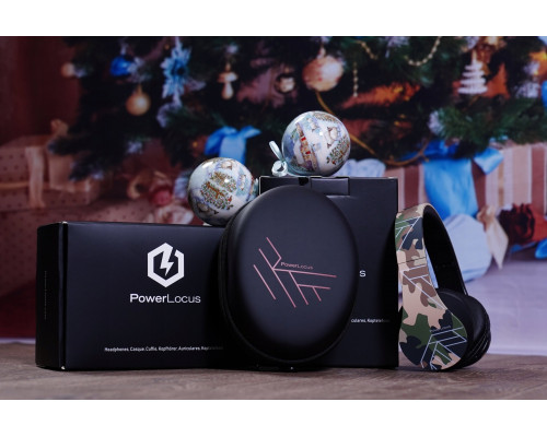 PowerLocus Bluetooth Headphones P2 Kids Camouflage