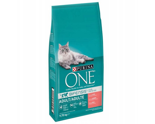 Sucha Food Dla Dorosłego Cata Purina ONE Adult Salmon Ze Zbożem 9,75 kg
