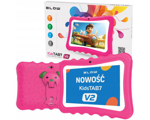 KidsTAB7 V2 4/32GB różowe etui kamera 2MP