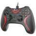 C-TECH gamepad Theon pro PC/PS3, 2 programovatelná makro tlačítka, 2x analog, X-input, vibrační, 1,8m kab