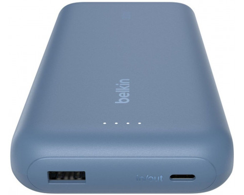 Belkin 20.000mAh blau 30W integr.USB-C Kab. BPB024hqBL