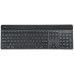 Targus EcoSmart - Tastatur - nachhaltige Energiegewinnung - full size - antimicrobial - hintergrundbeleuchtet - kabellos - Bluetooth 5.0 - QWERTY - Spanisch - Schwarz - recycelte Verpackung