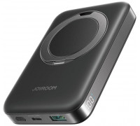 Magnetyczny bezprzewodowy powerbank Joyroom JR-PBM12 22,5W z uchwytem (black)