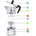 Bialetti - Uszczelka (3 szt.) + sitko do kawiarek aluminiowych Bialetti 12tz