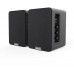 Aiwa ASP-A200 active speaker pair, black