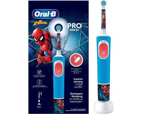 Braun Vitality Pro D103 Kids Spiderman Blue
