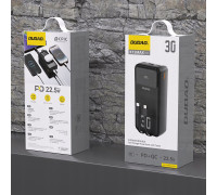 Dudao K15Max powerbank 30000mAh 22.5 Watt Sort