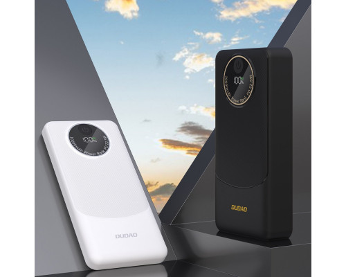Dudao K12 powerbank 10000mAh 22.5 Watt Hvid