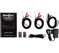 MadBoy U-Remix 3 wireless karaoke microphone pair with mixer