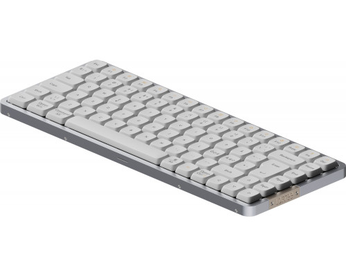 Lofree Flow84 Low Profile Mechanical Keyboard, Linear Kailh Ghost Switches, White