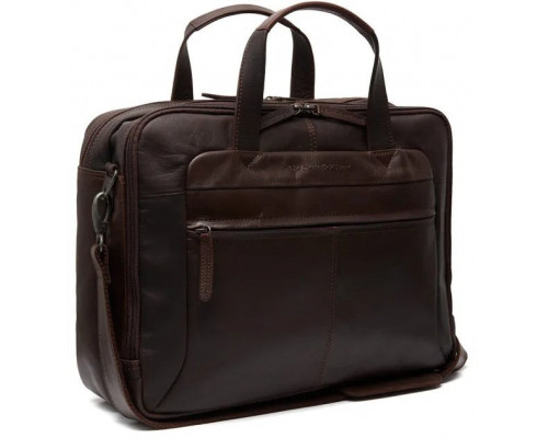 The Chesterfield Brand Ryan computer bag for 17" laptop, brown