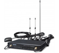 PLANET Vehicle 4G LTE Cellular Wirel, GRE,PPTP,IPSec,L2TP, 168 mm, 104 mm, 25 mm, 537 g, 6~32V DC, 1.5A