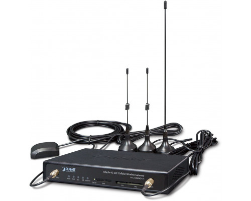 PLANET Vehicle 4G LTE Cellular Wirel, GRE,PPTP,IPSec,L2TP, 168 mm, 104 mm, 25 mm, 537 g, 6~32V DC, 1.5A
