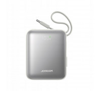 Joyroom JR-PBF27 10000mAh 22.5W with a built-ini kablami USB-C i Lightning - biały