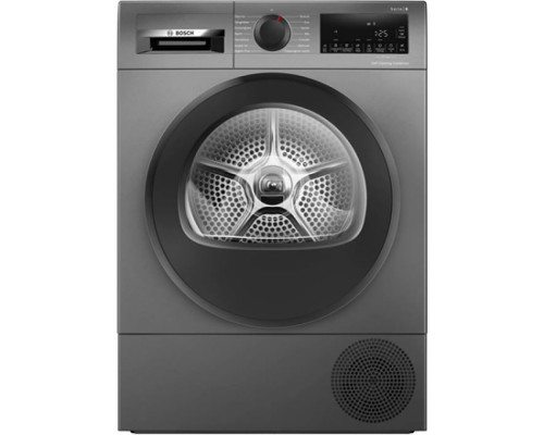 Bosch Dryer Machine with Heat Pump | WQG245DXSN | Energy efficiency class A+++ | Front loading | 9 kg | Condensation | LCD | Depth 61.3 cm | Grey