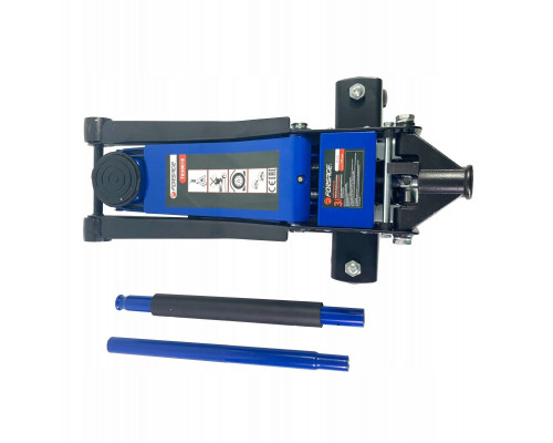 Lift hydraulic low profile 3t (dwupiston) (h min 75mm,h max 510mm)