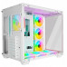 Rampage Loopy akwarium 7x wentylator ARGB Infinity HUB biała (LOOPY-WHITE)
